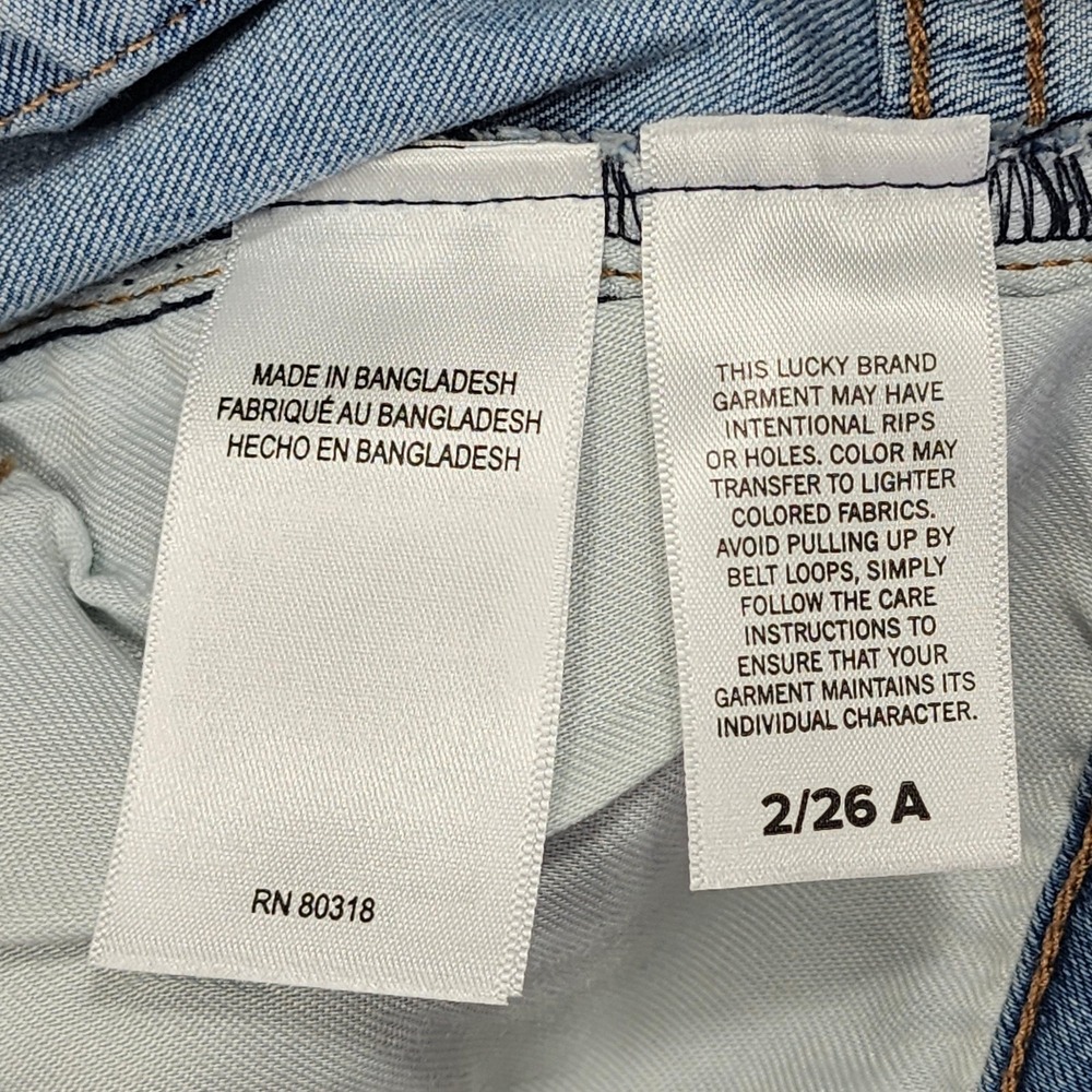 NEW Lucky Brand Jeans Womens 2/26 Blue Low Rise Flare Ankle Stretch Light Wash - Picture 6 of 14